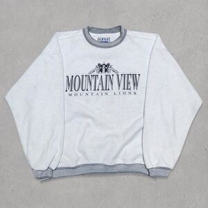 Vintage Mountain View 1986 Crewneck Sweatshirt Gear for SPorts Size XL Men's
